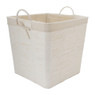Wasmand Batavia met voering - wit - 40x40x40 cm
