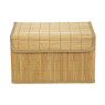 Opbergmand met deksel - bamboe - 24x41x31 cm