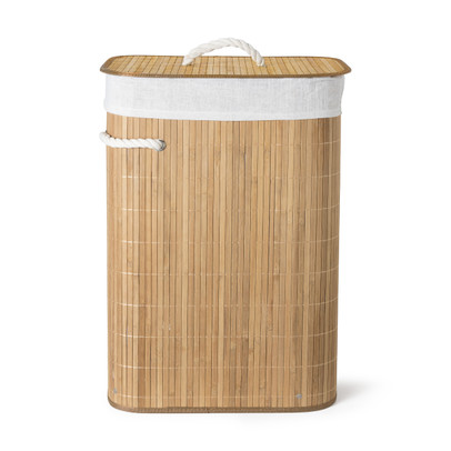 lood Bek Onbemand Wasmand bamboe - naturel - 72 liter | Xenos