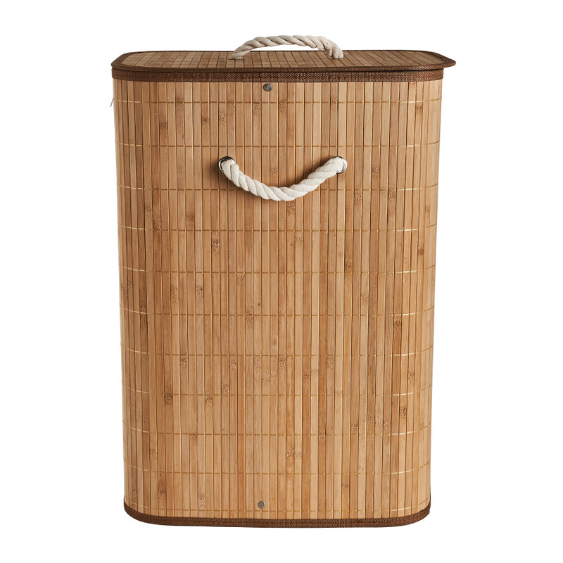 lood Bek Onbemand Wasmand bamboe - naturel - 72 liter | Xenos