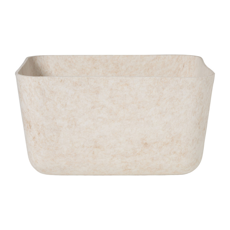 Lademand vilt - beige - 41x31x21 cm
