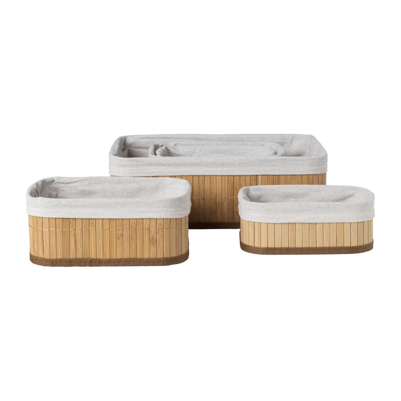 Mand Tibo rechthoekig - 23x16x10 cm