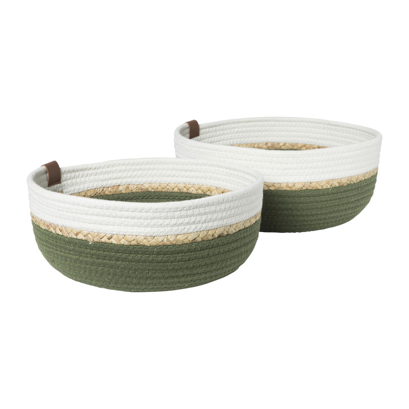 Mand colors laag - diverse varianten - ø29x12 cm