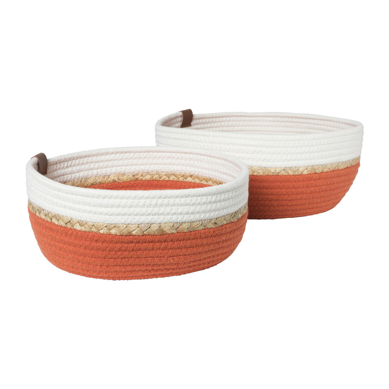 Mand colors laag - diverse varianten - ø32x14 cm