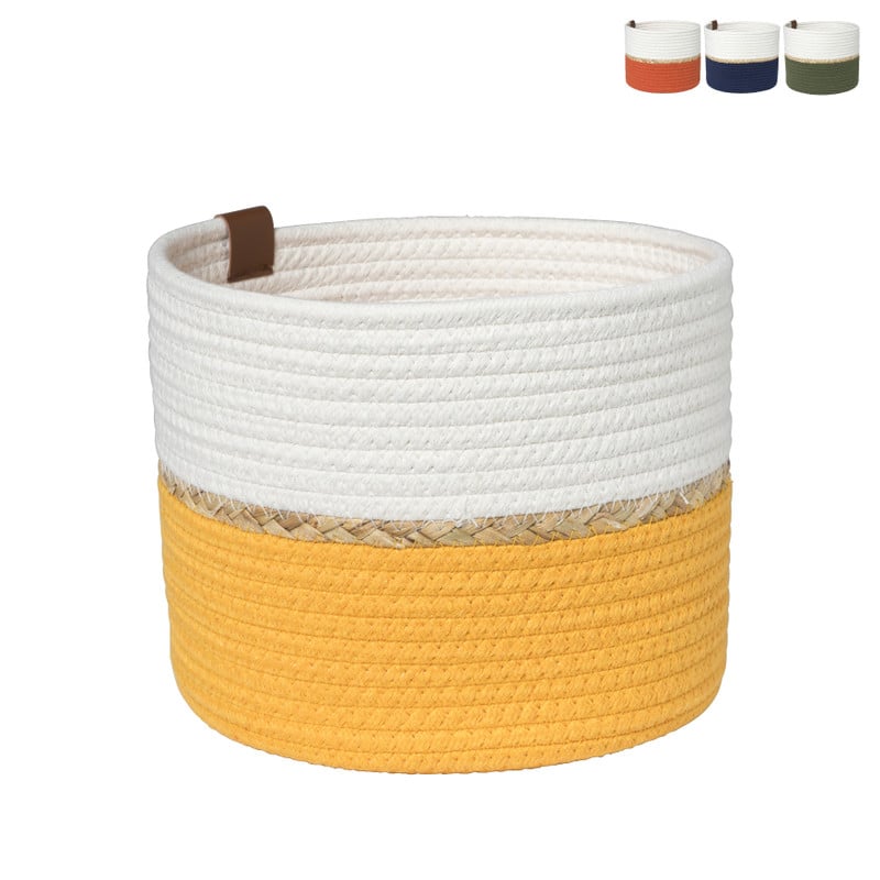 Mand colors hoog - diverse varianten - ø24x19 cm