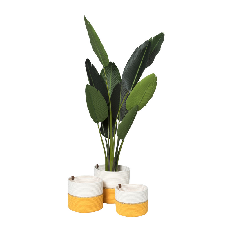 Mand colors hoog - diverse varianten - ø24x19 cm