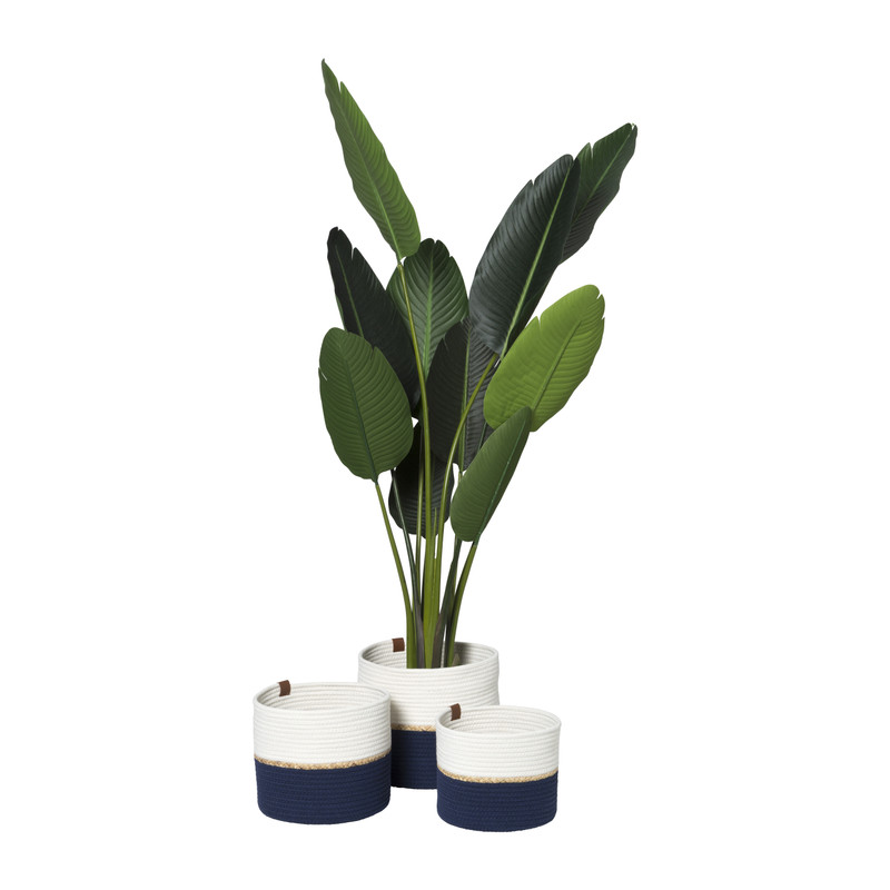 Mand colors hoog - diverse varianten - ø24x19 cm