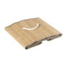 Opbergmand vierkant hoog - bamboe - 30x30x30 cm