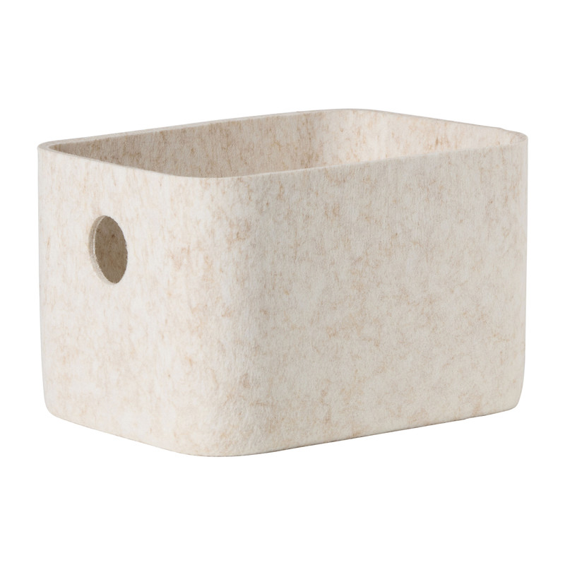 Lademand vilt groot - beige - 16x36x26 cm