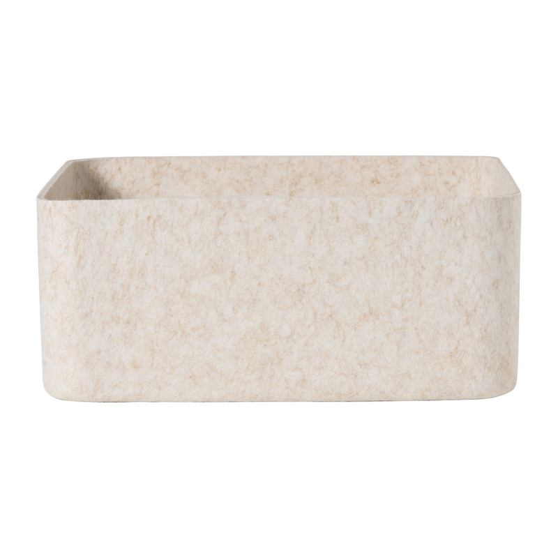 Lademand vilt klein - beige - 12x20x15 cm