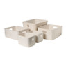 Lademand vilt klein - beige - 12x20x15 cm