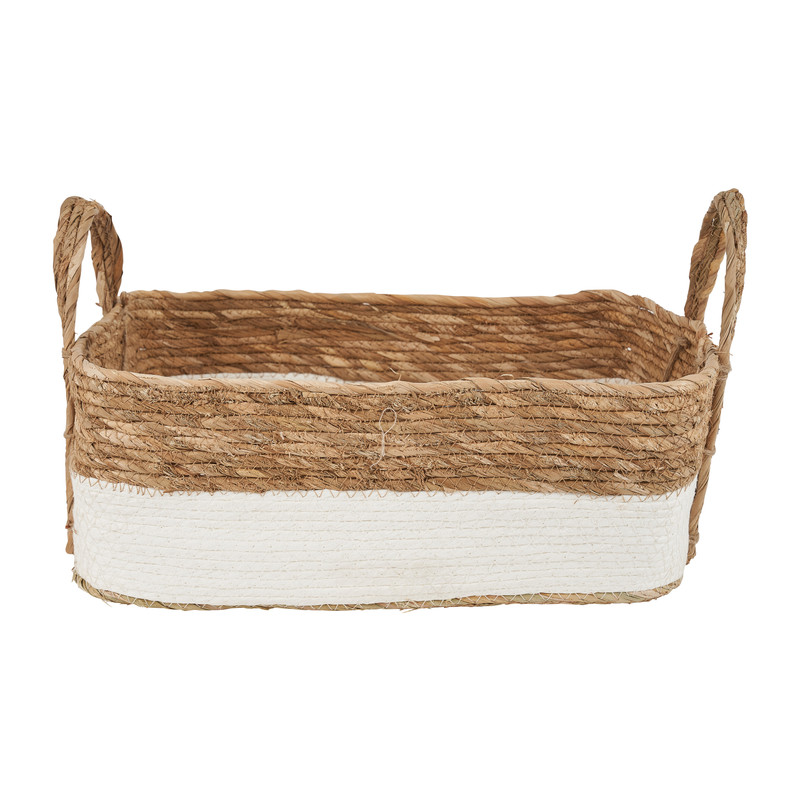 Lademand met witte rand - 45x32x17 cm