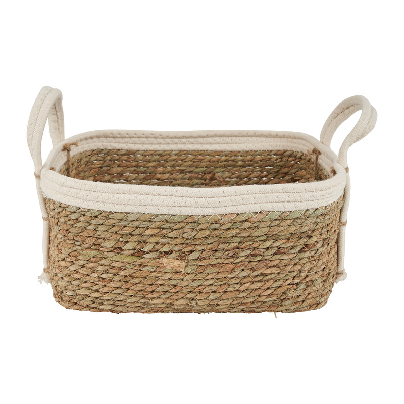 Lademand met katoenrand - 35x27x16 cm