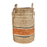 Mand oranje streep - hoog - ø29x30 cm 