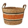 Mand oranje streep - laag - ø29x24 cm