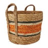 Mand oranje streep - laag - ø29x24 cm