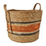 Mand oranje streep - laag - ø34x28 cm 