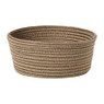 Mand rond klein - beige - ø20x9 cm
