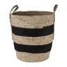 Mand met zwarte strepen - ⌀42x48 cm 
