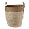 Mand met bruine  strepen - ⌀42x48 cm 