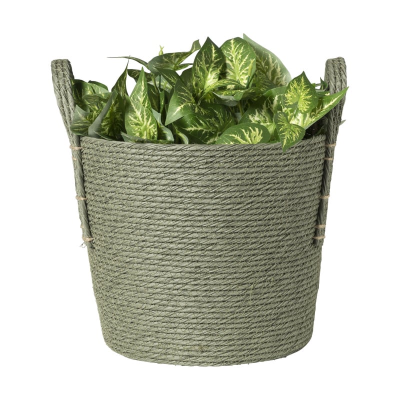 Mand Lotte - ø25x28 cm - groen