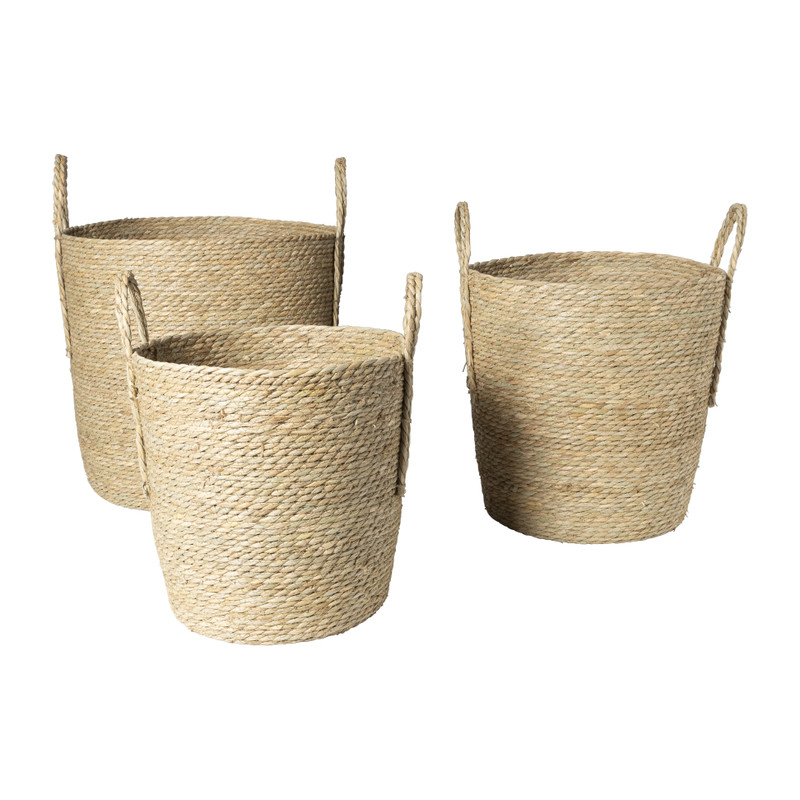 Mand Basix rond - ø39x40 cm - naturel