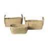 Mand Basix rechthoek - 13x30x23 cm - naturel