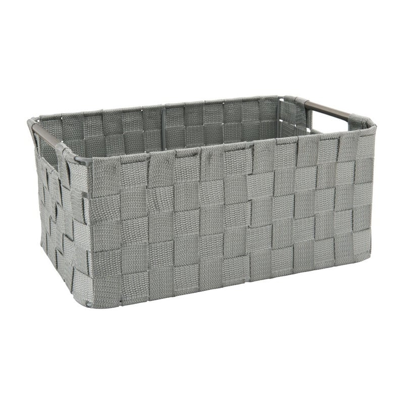 Lademand chroom handvat - grijs - 34x23x15 cm