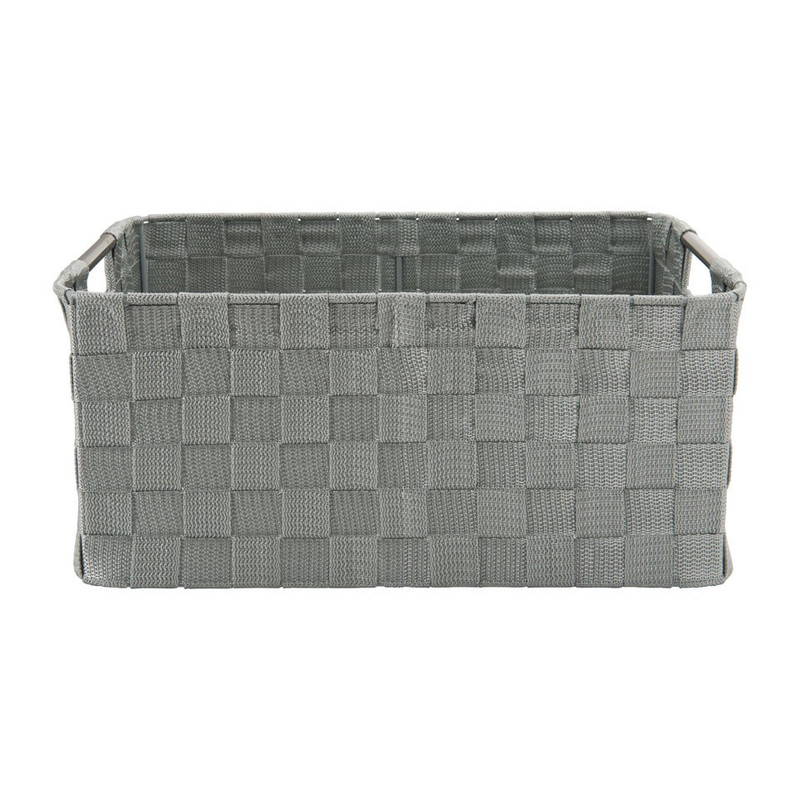 Lademand chroom handvat -  grijs - 36x26x16 cm