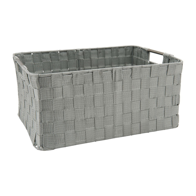 Lademand chroom handvat - grijs - 40x30x18 cm