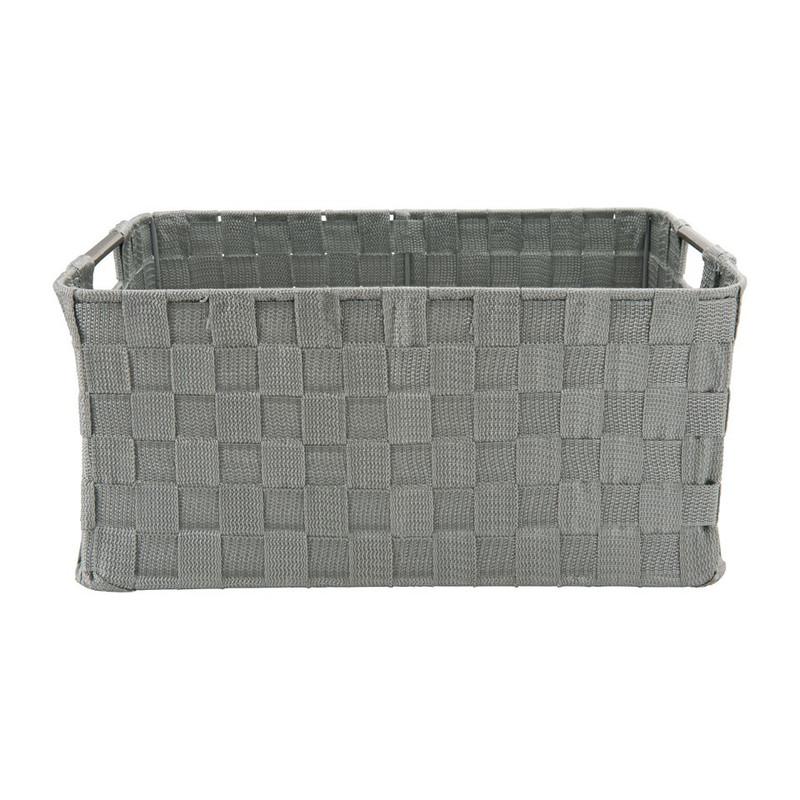 Lademand chroom handvat - grijs - 40x30x18 cm