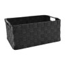 Lademand chroom handvat - zwart - 40x29x19 cm