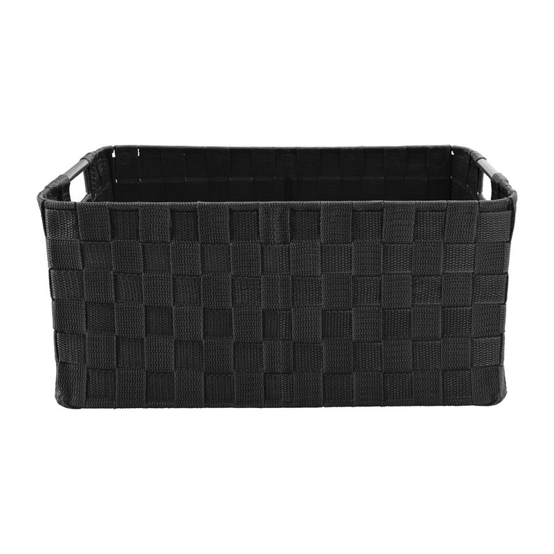 Lademand chroom handvat - zwart - 43x32x20 cm