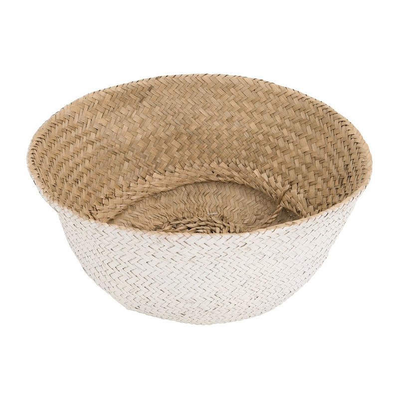 Mand hoog witte band - 40x30 cm