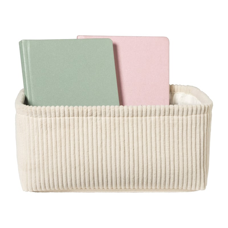 Lademand Vinz corduroy - 12x27x20 cm - diverse kleuren