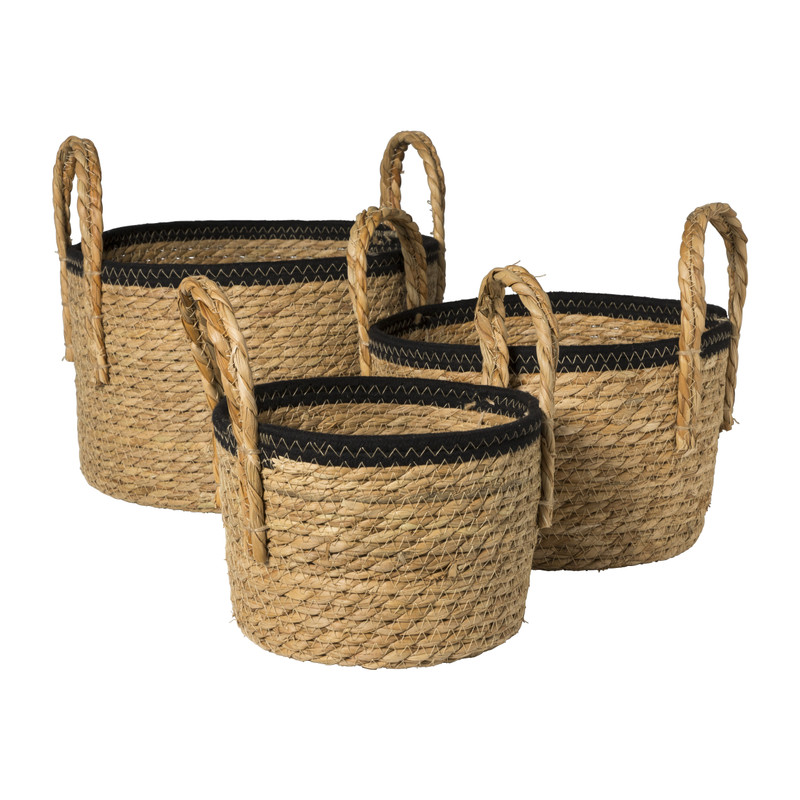 Mand Siem hoog - ø27x18 cm - diverse kleuren