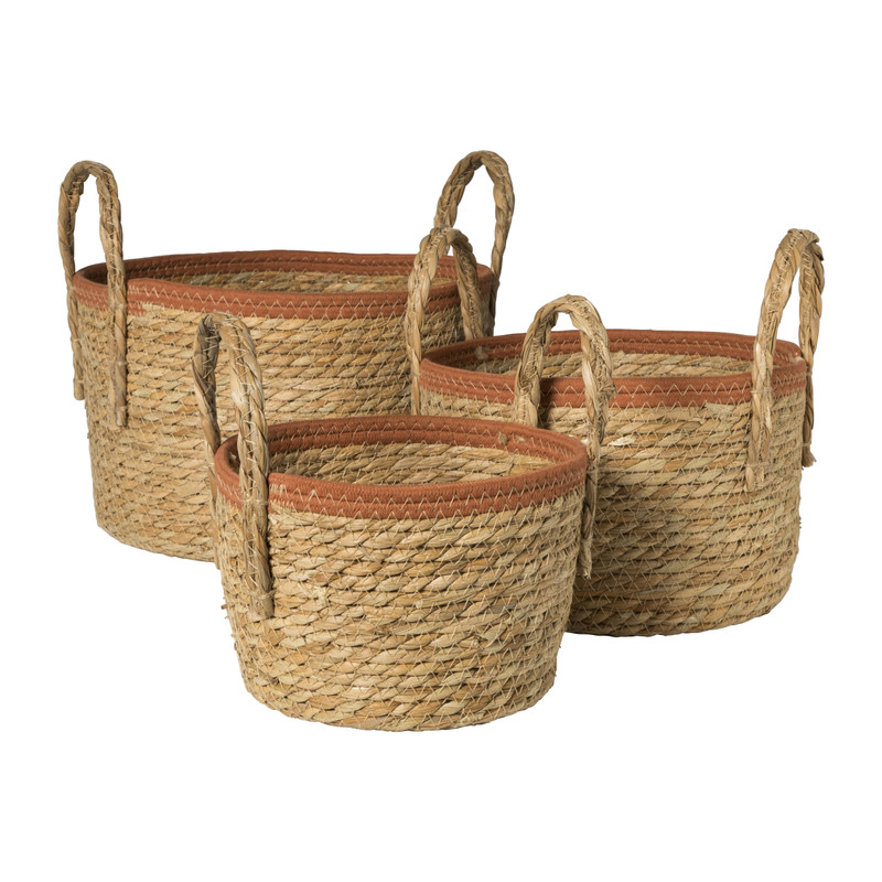 Mand Siem hoog - ø27x18 cm - diverse kleuren