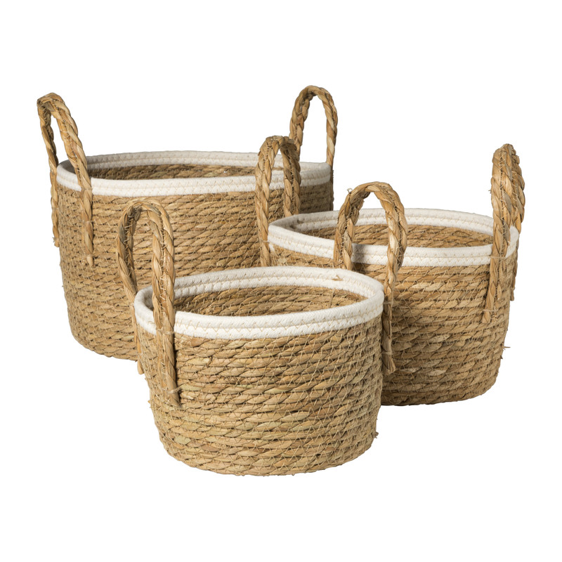 Mand Siem hoog - ø27x18 cm - diverse kleuren