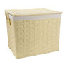 Wasmand brede vlecht - naturel - 40x54x45 cm