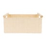 Lademand houten greep - beige - 23x36x16.5 cm