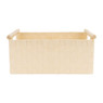 Lademand houten greep - beige - 28x42x18.5 cm