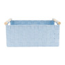 Lademand houten greep - blauw - 23x36x16.5 cm