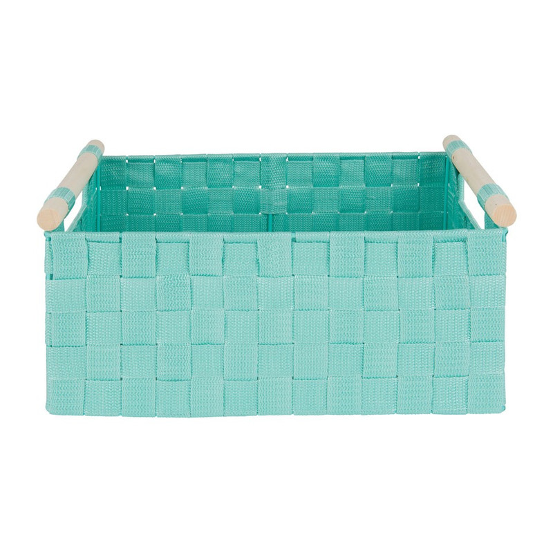 Lademand houten greep - groen - 23x36x16.5 cm