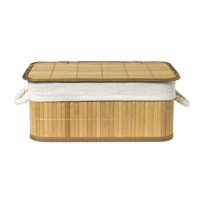 Mand levi met deksel  - 34,5x24x14 cm