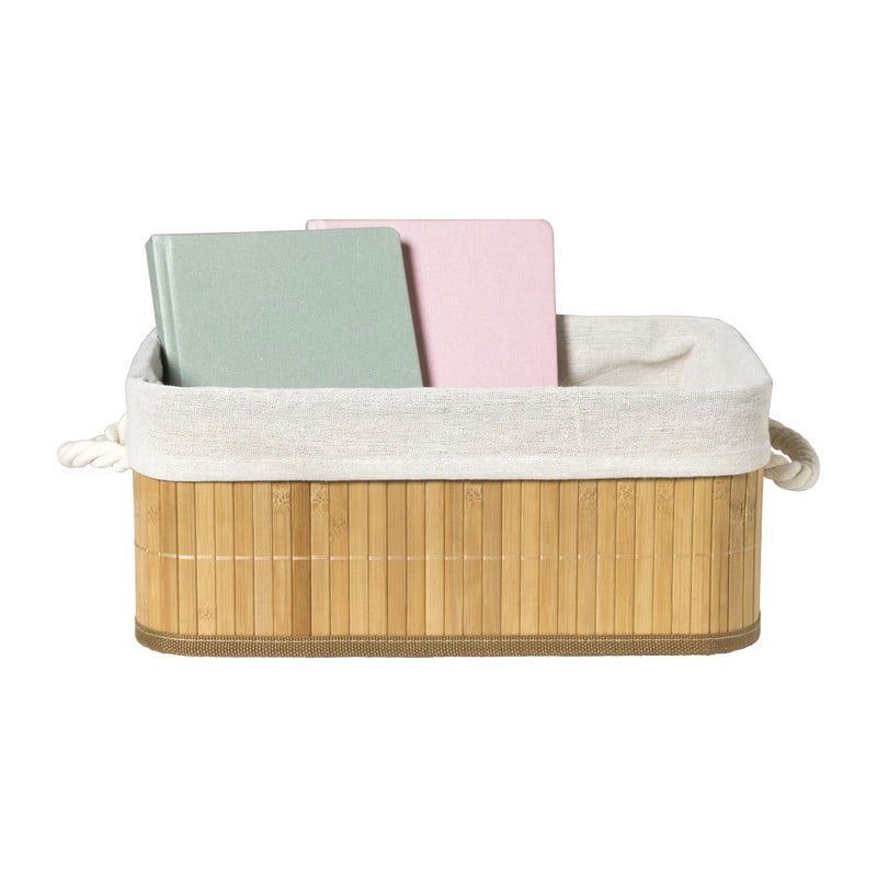 Mand levi met deksel  - 34,5x24x14 cm