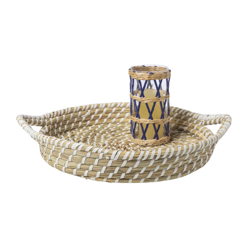 Mand sofie met hengsels - ø35x6 cm