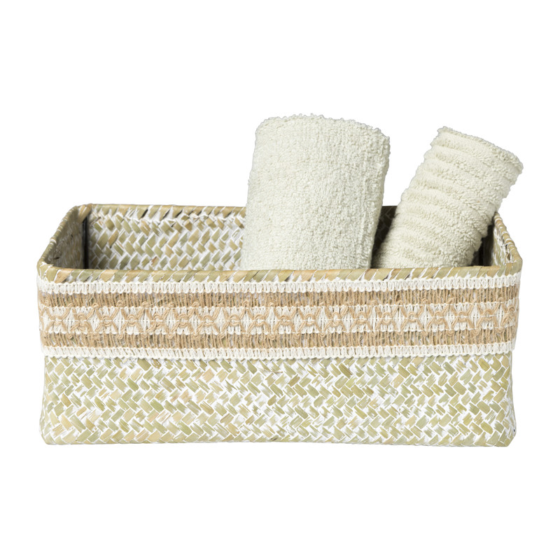 Lademand Stijn - 10x27x17 cm - naturel