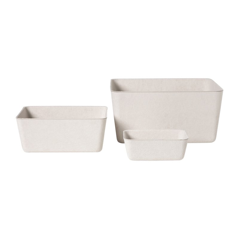 Mand vilt klein - wit - 5.5x15x10 cm