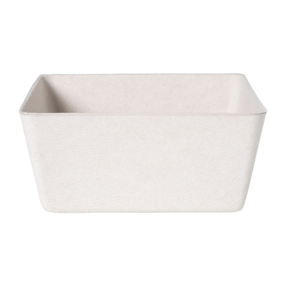 Mand vilt middel - wit - 11x25x25 cm