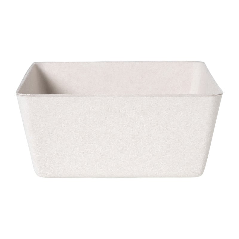 Mand vilt middel - wit - 11x25x25 cm